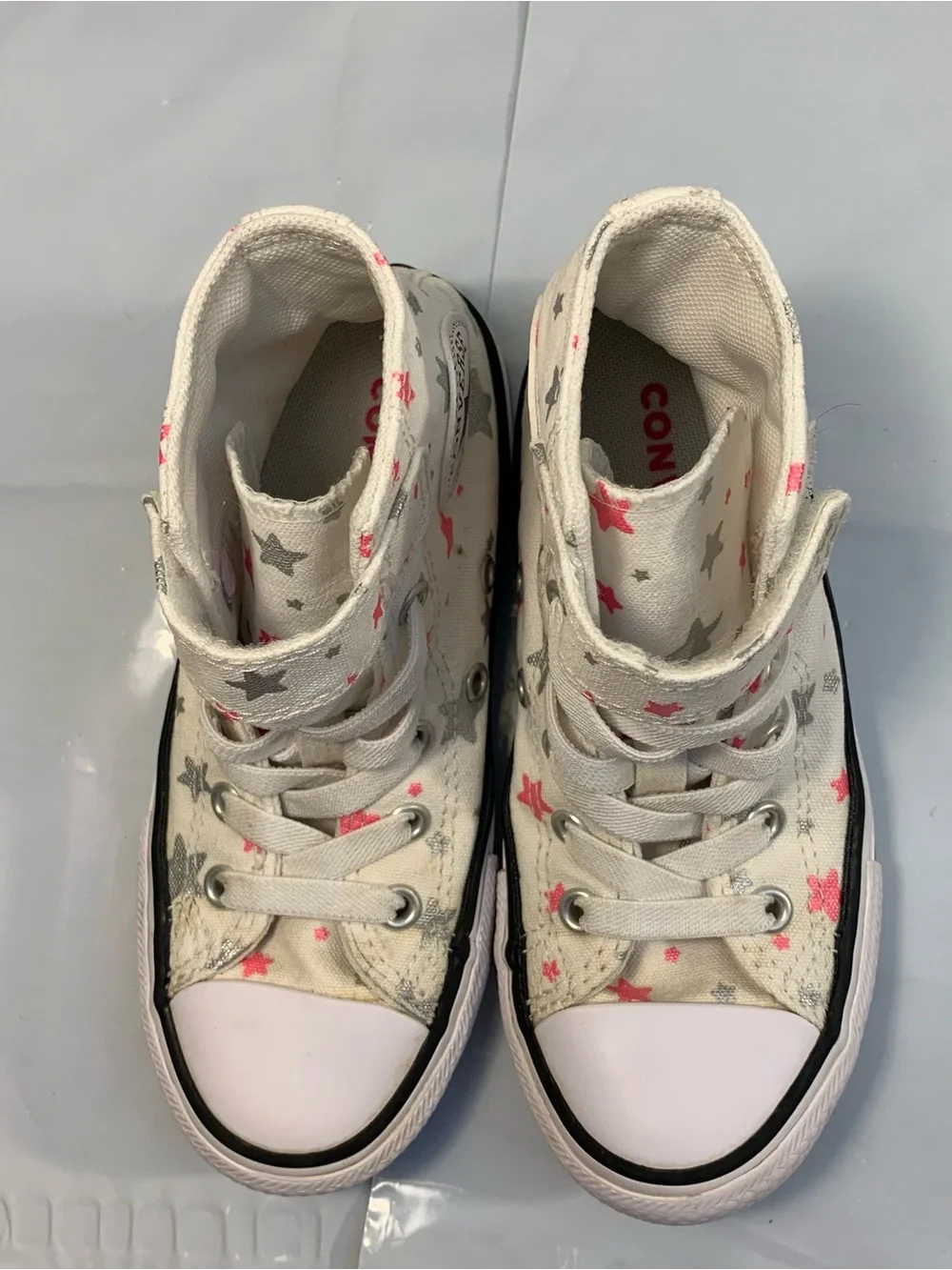 Converse white high